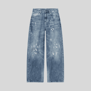 Paint Splatter Baggy Jeans