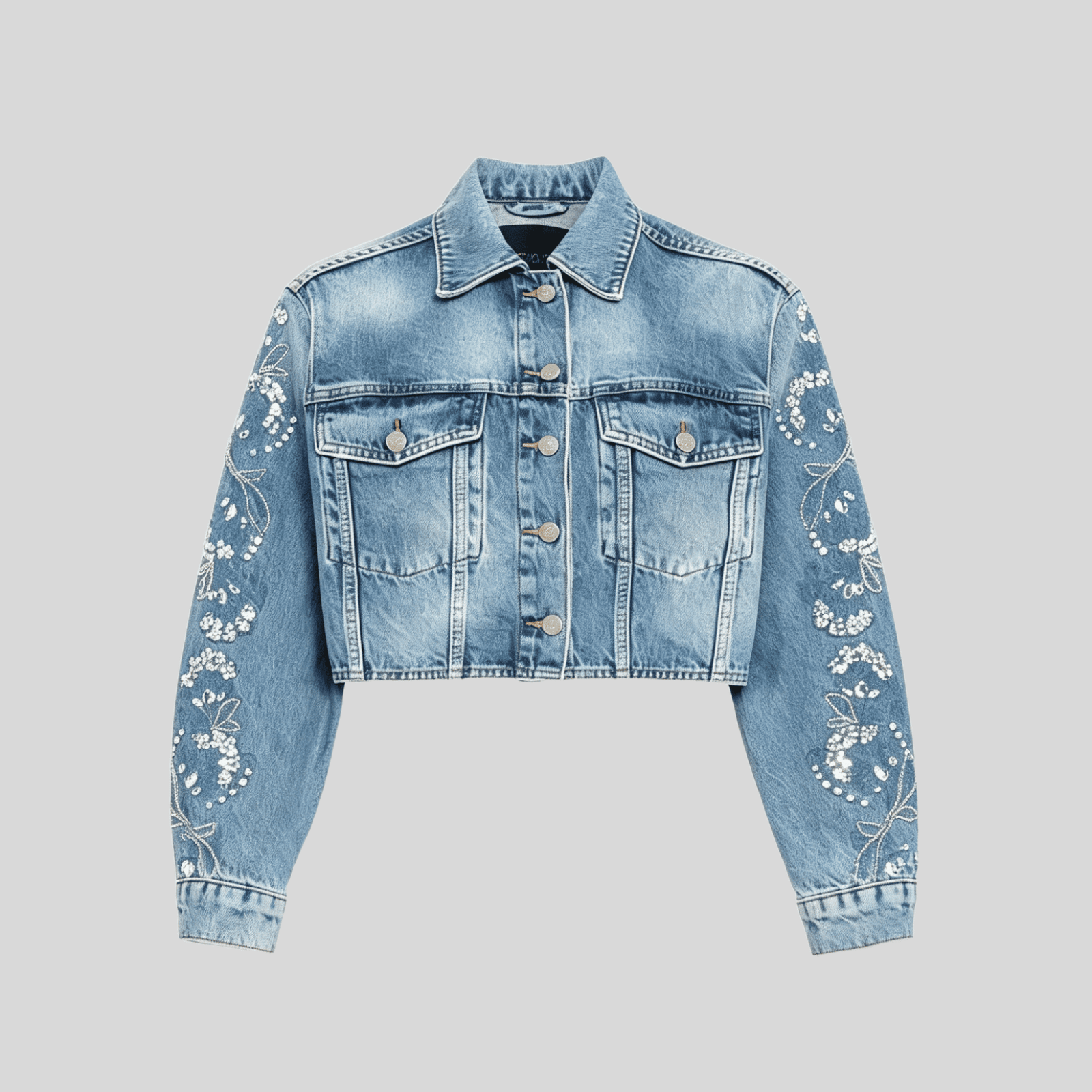 wholesale-rhinestone-embellished-cropped-denim-jacket-custom-streetwear-outerwear-oem-odm
