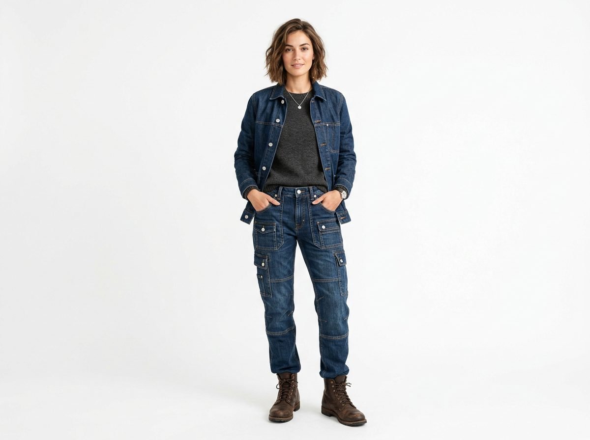 woman wearing denim jeans standing 202608192320